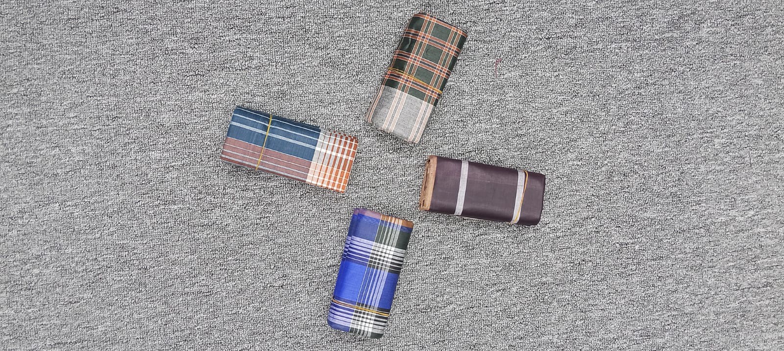 Multicolor Cotton Lungi for Men - 2 pcs