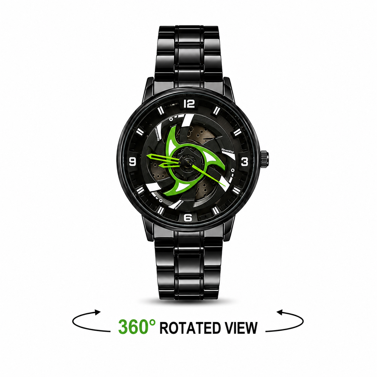 Wheel Rim Rotating Watch 100% Original
